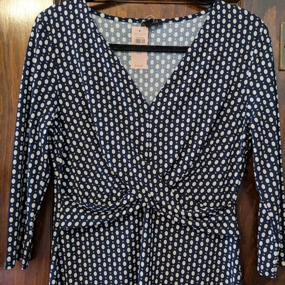 Polka Dot Midi Dress - Picture 1 of 5